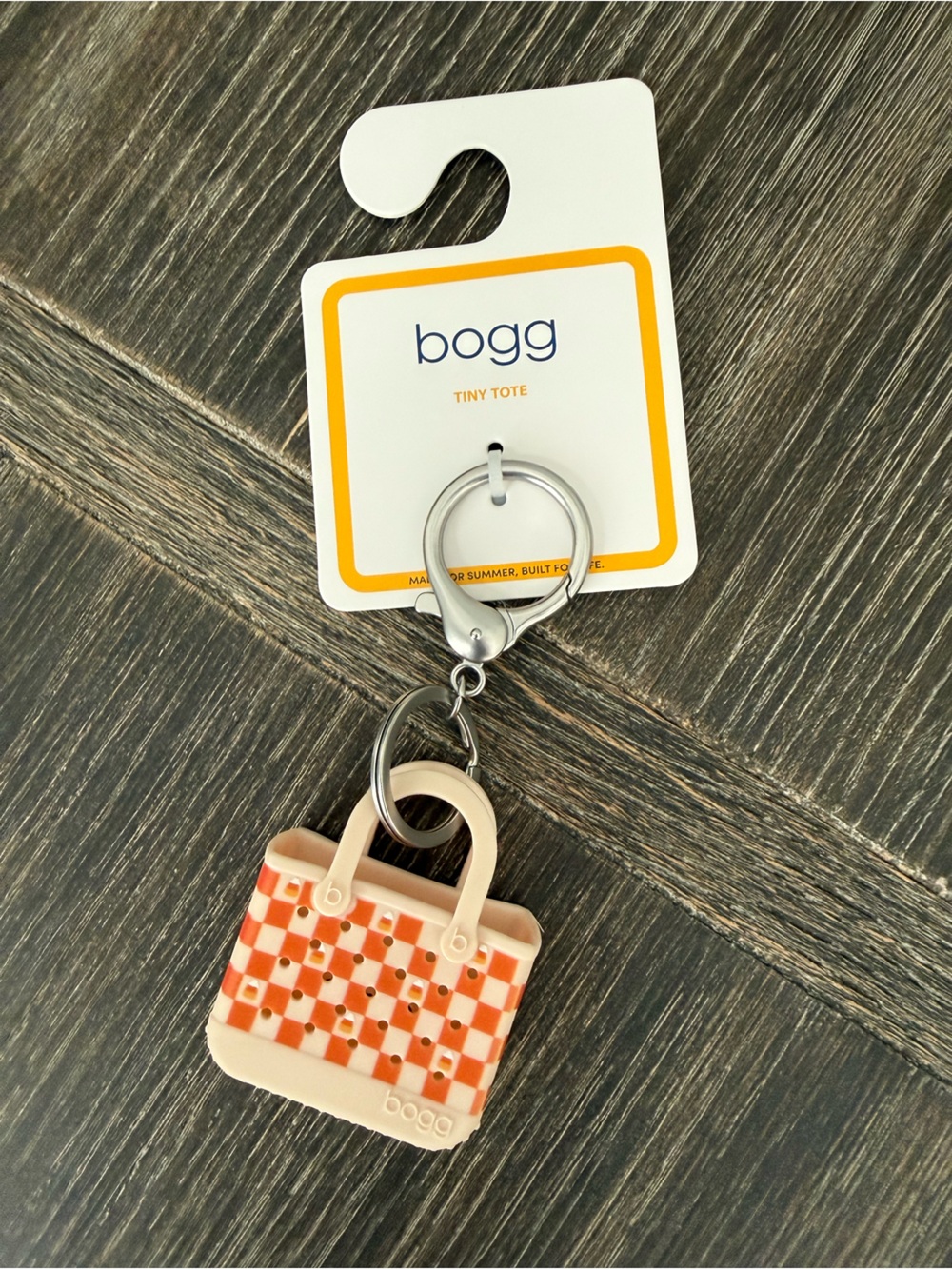 NWT Bogg Bag Fall Candy Corn Mini Keychain